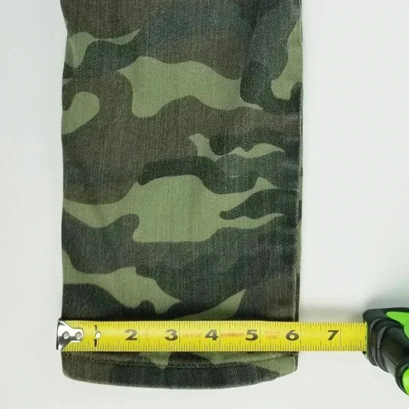 Biepa Paris 33X29 Men's Snap Pocket Jogger Style Logo Camo Denim Fashion Jeans - Picture 10 of 10